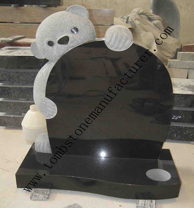 teddy bear headstone1